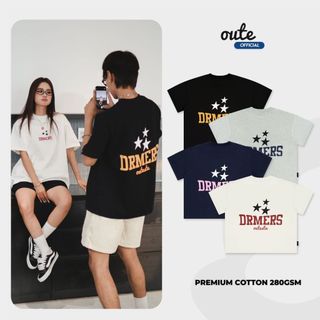 Áo Thun Form Boxy Outerity Tri-Star Unisex Nam Nữ Local Brand Premium Cotton 280gsm / Dreamer Collection