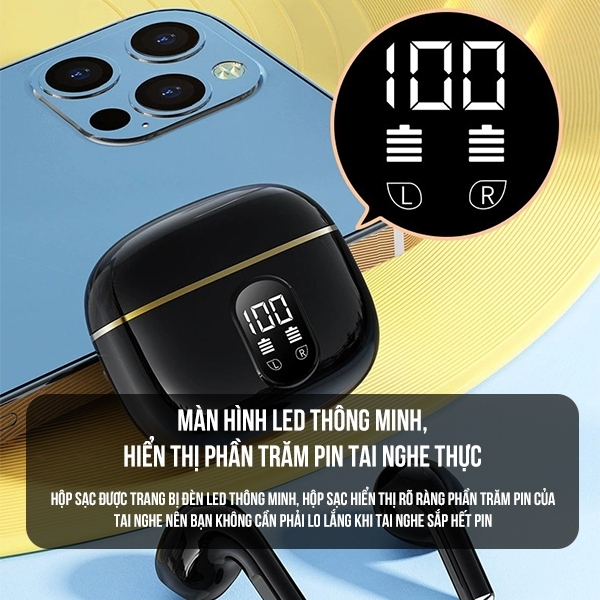 Tai nghe Bluetooth X87 công nghệ 5.3 thể thao không dây, khử tiếng ồn kết nối nhanh SP888 PKMALL