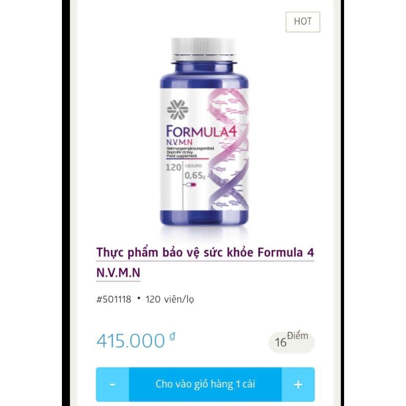 Viên uống Fomula 4  siberi Nga(hàng kho việt)