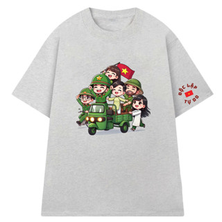 Áo Thun UNISEX form rộng nam nữ in hình Trâu cùng Chú Bộ Đôi Ấm No Hạnh Phúc chất Cotton mềm mịn co dãn 2c