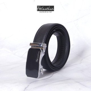 Thắt lưng nam da bò cao cấp FTT Leather, dây nịt da nam Full hộp đựng cao cấp mặt khóa tự động