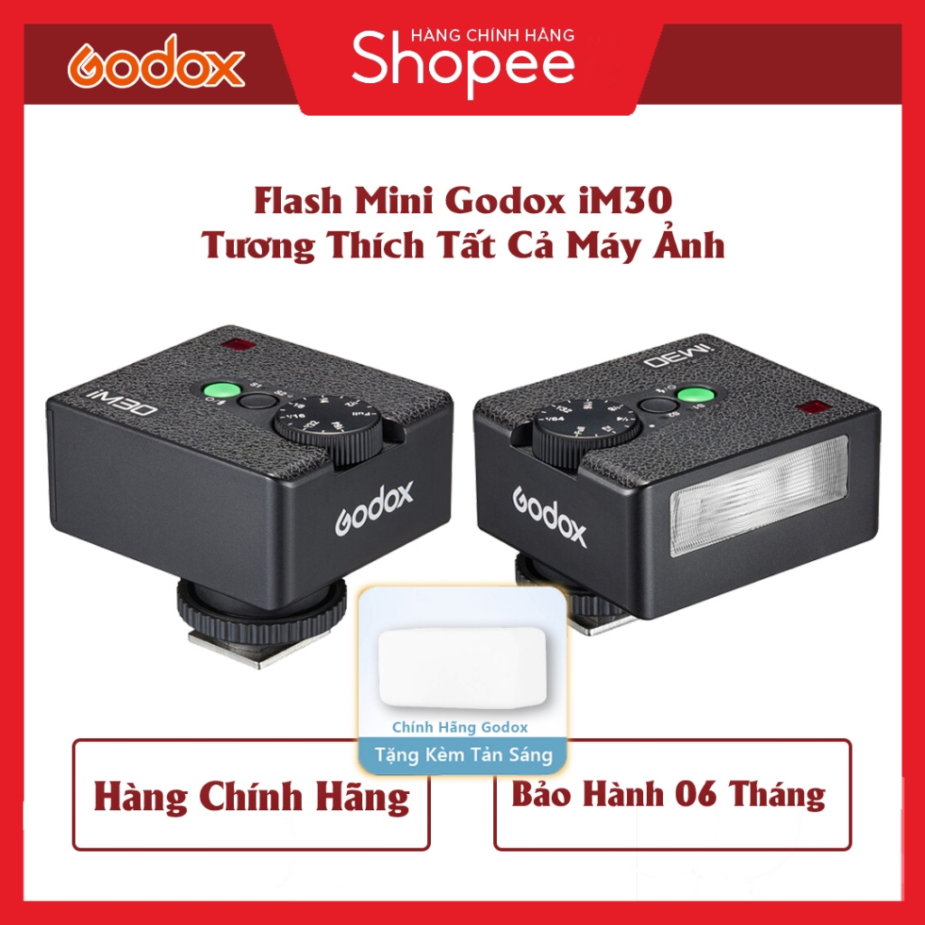 Đèn Flash Mini Godox iM30 For All Camera | Shopee Việt Nam