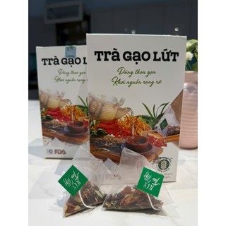 Trà Gạo Lứt Tienbapvolg - Giảm Cân Nhuận Tràng Thanh Lọc Giải Độc Cơ Thể, hộp 20 túi lọc
