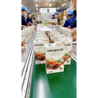 Trà Gạo Lứt Tienbapvolg - Giảm Cân Nhuận Tràng Thanh Lọc Giải Độc Cơ Thể, hộp 20 túi lọc