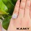 Nhẫn bạc nữ thiết kế bông hoa kiêu sa đính đá cao cấp - Trang sức KAMY