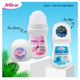 LĂN KHỬ MÙI , LĂN NÁCH CHO NAM, NỮ GIẢM THÂM NÁCH MIRA A635