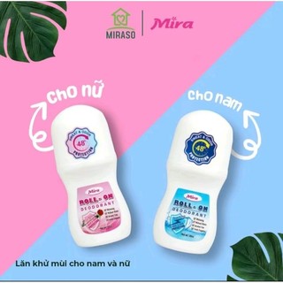 LĂN KHỬ MÙI , LĂN NÁCH CHO NAM, NỮ GIẢM THÂM NÁCH MIRA A635
