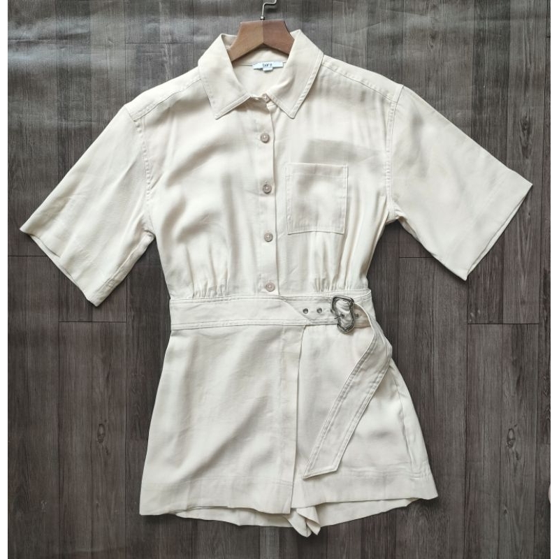 (BomoHouse) Jumpsuit sơmi quần dạng váy bigsize - dư xịn