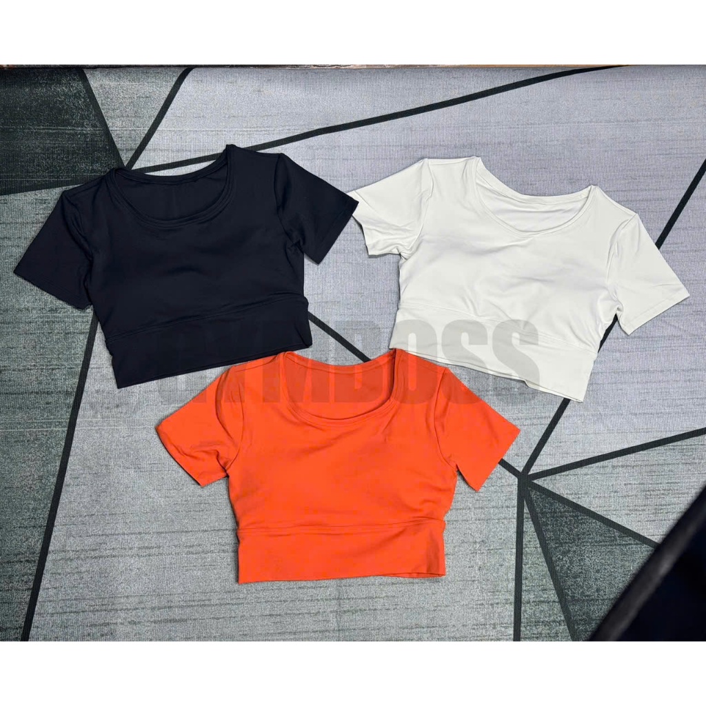 Áo Croptop Tập Gym,Yoga Cao Cấp,Chất Poly Mềm Mịn,Co Giãn,Tôn Form,Sẵn Mút Rời Thay Thế Tiện Lợi GB234