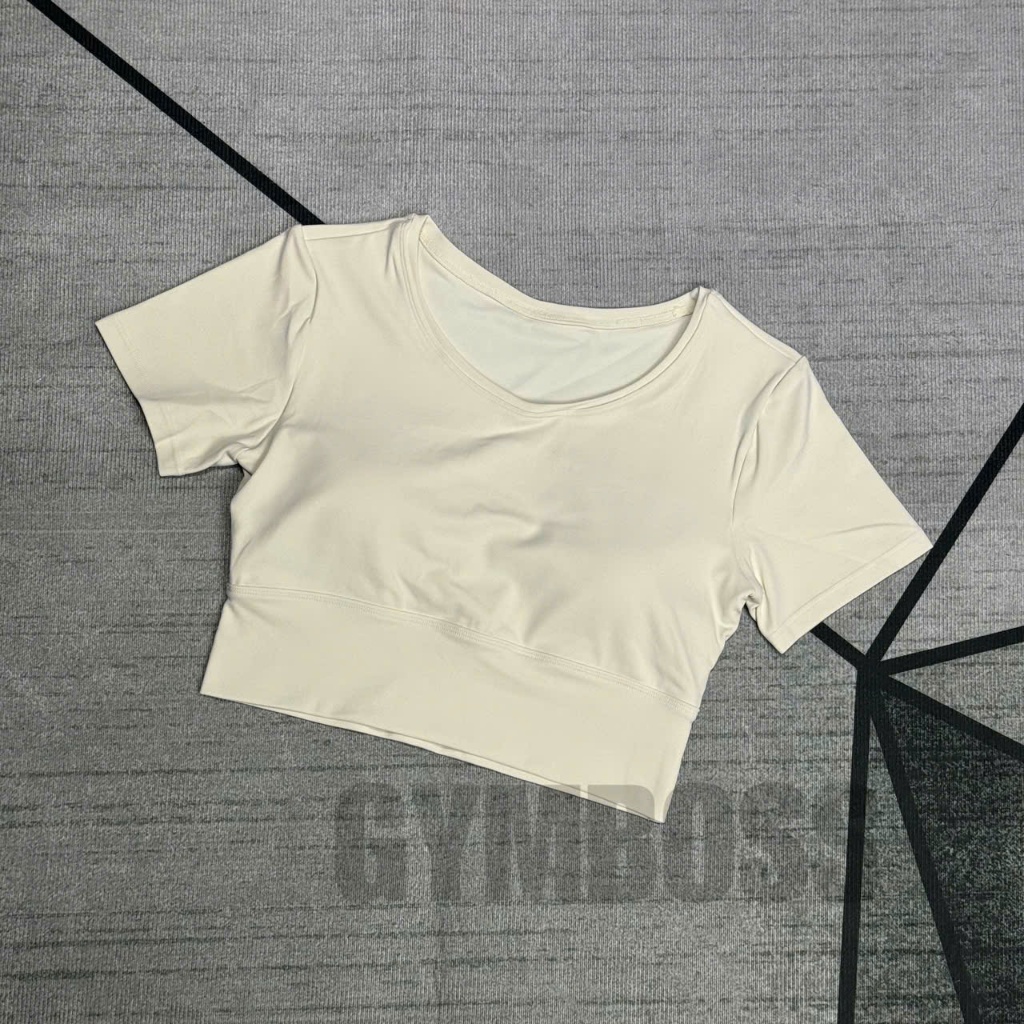 Áo Croptop Tập Gym,Yoga Cao Cấp,Chất Poly Mềm Mịn,Co Giãn,Tôn Form,Sẵn Mút Rời Thay Thế Tiện Lợi GB234