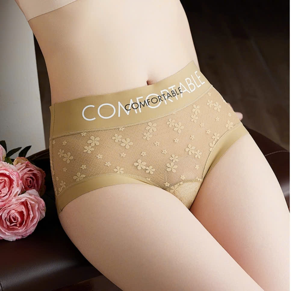 Sét 5 10 quần lót ren 515, Quần lót ren phối viền su cao cấp