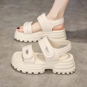 Sandal nữ tăng chiều cao đế độn 5 phân tôn dáng chất liệu da cao cấp siêu nhẹ êm chân mã 51