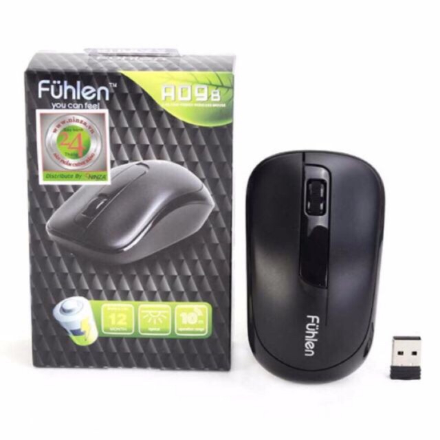 Chuột không dây bluetooth Fuhlen A09B chính hãng hàng nhập khẩu - bảo hành 24 tháng