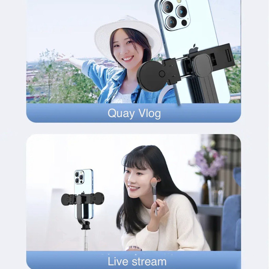 Gậy chụp ảnh tự sướng B11S có đèn trợ sáng hỗ trợ chụp ảnh quay video,gậy chụp ảnh kiêm tripod B11s