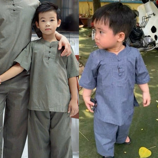 Bé Trai 3Nút # Bé Trai # Đồ Lam Cho Bé Trai
