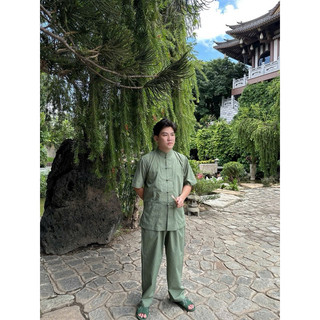 Lãnh Tụ Thêu Túi # Đồ Lam Nam # Quần Áo# Top