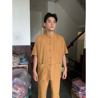 Lãnh Tụ Thêu Túi # Đồ Lam Nam # Quần Áo# Top