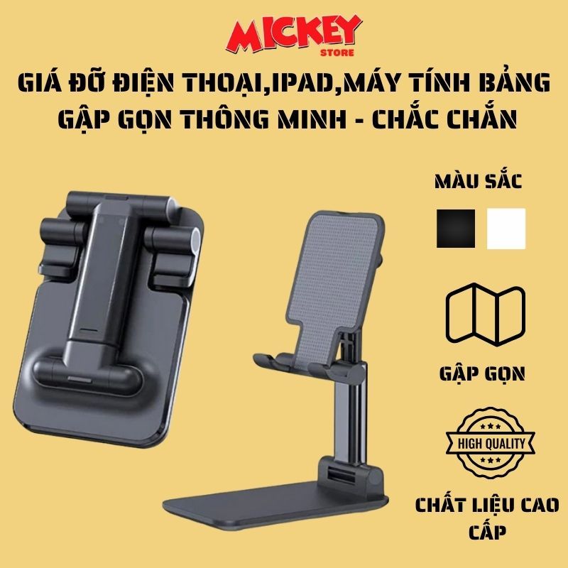 Giá Đỡ Để Điện Thoại Gấp Gọn, Kệ Điện Thoại Có Thể Gập Lại Và Điều Chỉnh Đa Năng Nhỏ Gọn Tiện Lợi