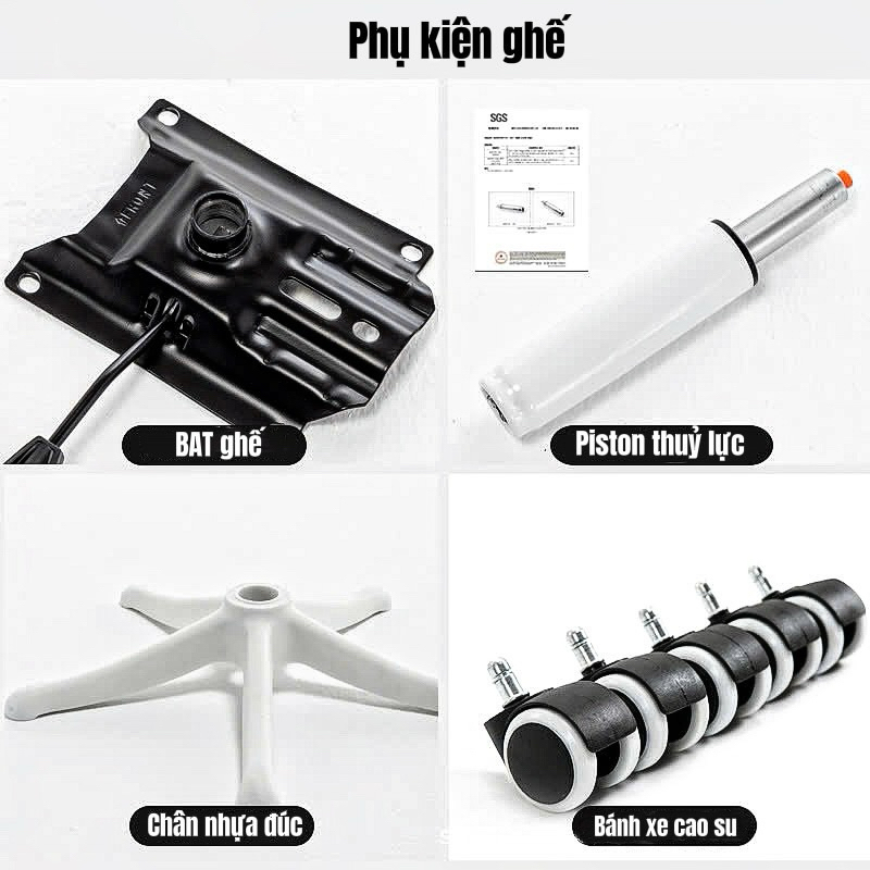 Ghế Công Thái Học {PTS04} Thiết Kế Chống Gù Lưng, Bảo Vệ Cột Sống, Phù Hợp Ngồi Làm Việc, Học Tập, Decor Văn Phòng | BigBuy360 - bigbuy360.vn