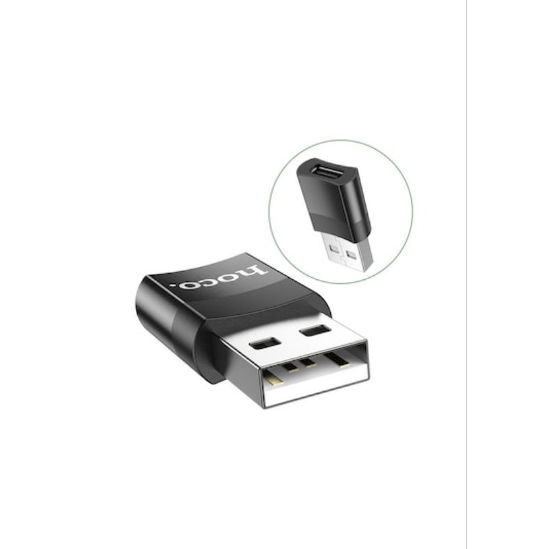 Đầu chuyển đổi Hoco UA17 ( USB đực sang Type-c cái )