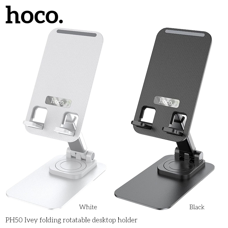Giá Đỡ Điện Thoại Hoco PH50 – Xoay 360 Độ, Gập Gọn, Điều Chỉnh Chiều Cao
