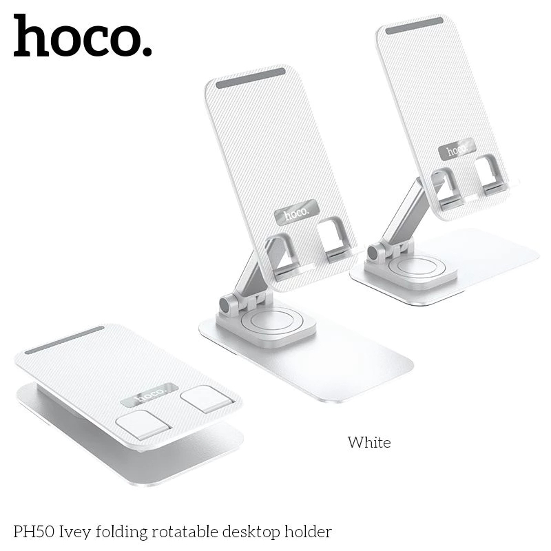 Giá Đỡ Điện Thoại Hoco PH50 – Xoay 360 Độ, Gập Gọn, Điều Chỉnh Chiều Cao