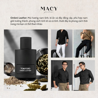 Nước hoa Nam Tom Ford Ombré Leather Hương Da Thuộc Nam Tính, Lịch Lãm