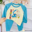 Bộ dài tay bé trai, đồ bộ bé gái, bộ thun lạnh co giãn tốt, thoáng khí cho bé 8-18kg