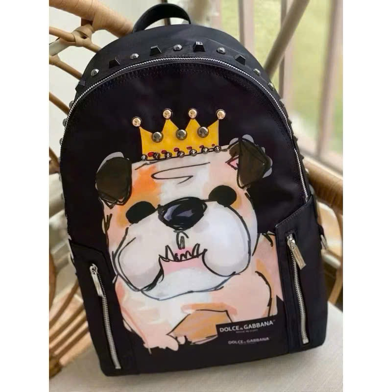 ⚡️[Hight Quality] Balo Unsex 1ole & Ga11 Dog Famiglia Backpack - Điểm Nhấn Chú Cún Vui Nhộn Logo Cao Cấp Nam Nữ Qccc