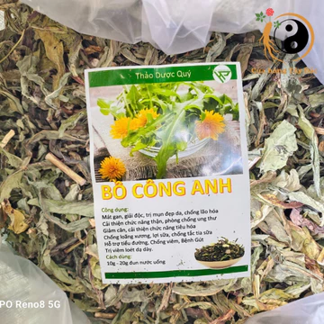 Lá, cây bồ công anh hoa vàng sấy khô từ bồ công anh tươi Tây Bắc loại 1. Trà bồ công anh hữu cơ sấy lạnh lợi sữa