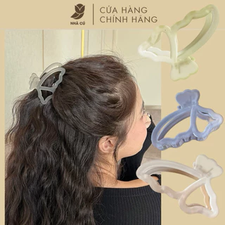Kẹp Tóc Hình Bướm NHÀ CÚ Kẹp Bấm Càng Cua Màu Neon Mùa Hè Đi Biển Phong Cách Hàn Quốc 5983