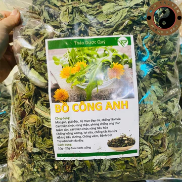 Lá, cây bồ công anh hoa vàng sấy khô từ bồ công anh tươi Tây Bắc loại 1. Trà bồ công anh hữu cơ sấy lạnh lợi sữa