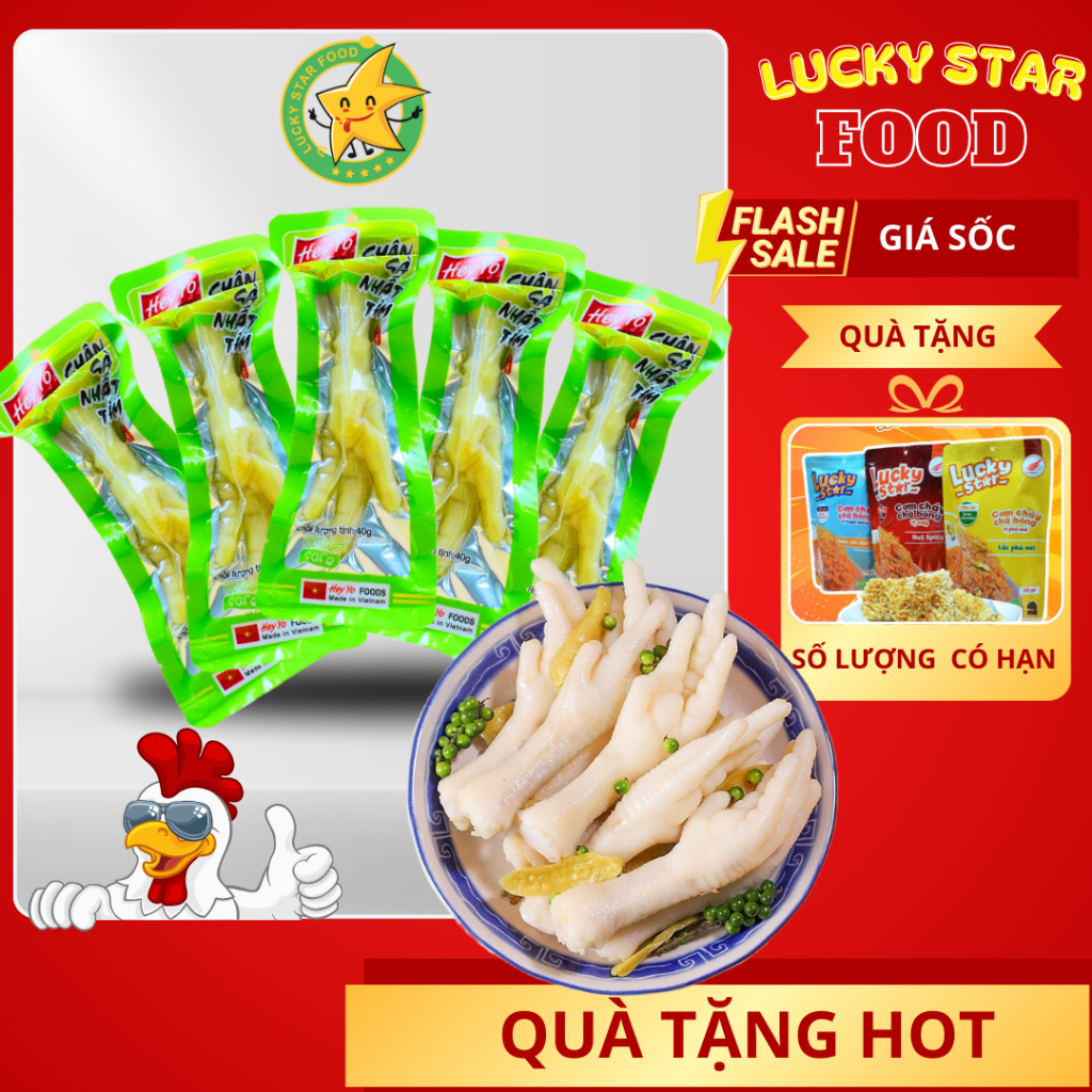 Chân gà Hey yo giá rẻ chân gà nhất tâm siêu cay heyyo chân gà ớt xanh ...