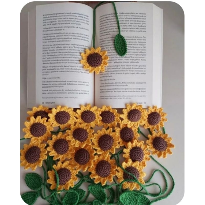 Tống Hợp Các Mẫu Đánh Dấu Trang , Đánh Dấu Sách , Dây Treo Túi Bằng Len Xinh Xắn , Hoa Len Handmade