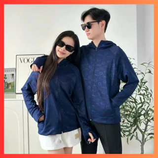 ( TẶNG KHẨU TRANG ) Áo Chống Nắng Nam Nữ Dập Hình Nam Nữ Chất PoLy Co Giãn Chống Nắng Chống Tia UV