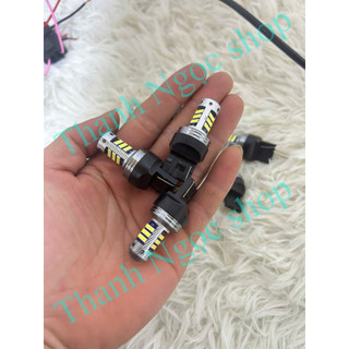 Bóng xi nhan, đèn phanh ô tô T20 led xịn. Bóng đèn 1tim- 2tim lái sau xe con