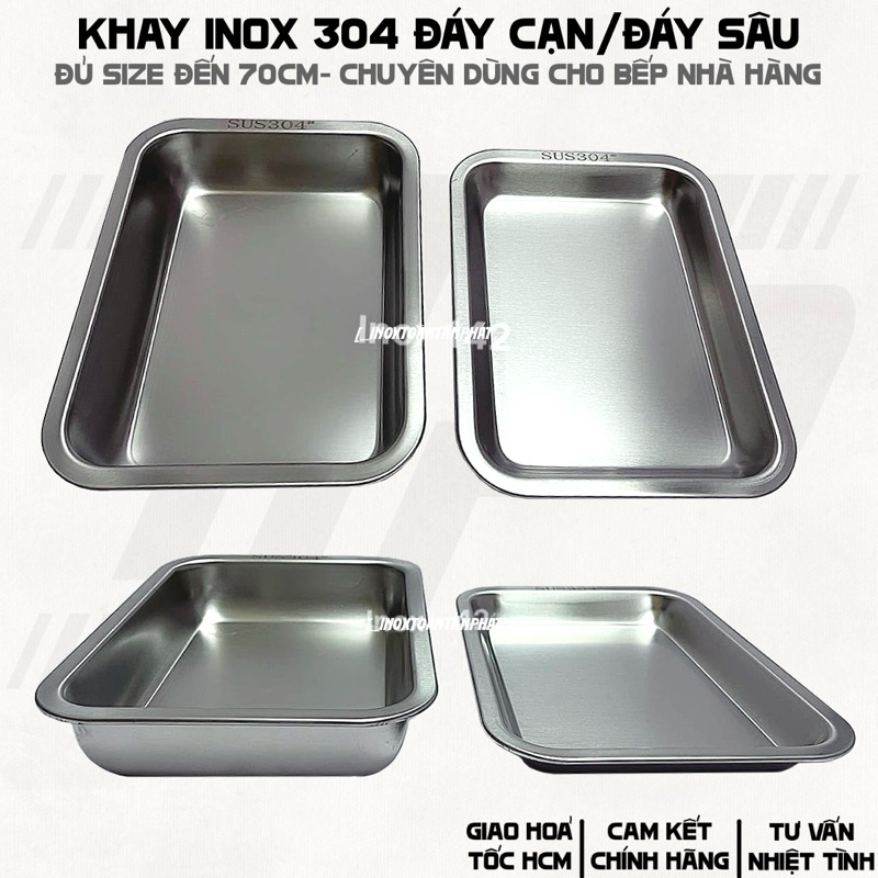 Khay inox 304 - Giá Tốt, Sale Tháng 05, Ship 0 Đồng | Shopee Việt Nam