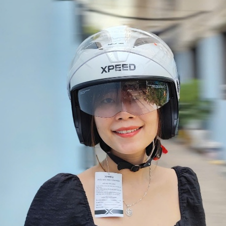 Mũ bảo hiểm XPEED NEX30 3/4 siêu nhẹ 2 kính - Chính hãng HJC
