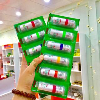 Ống Hít Thông Mũi Xanh Lá 2 Đầu Green Herbal Thái Lan Giảm Ngạt Mũi - CÔ THƯ MARKET