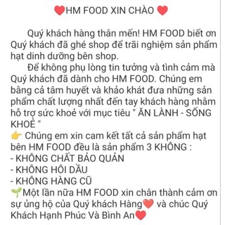 [500gr Giảm 20k_ Em Bán Rẻ Lấy Tương Tác] Hạnh nhân sống làm sữa loại 1 (hạnh nhân tươi) chuẩn hàng nhập khẩu từ HM Food