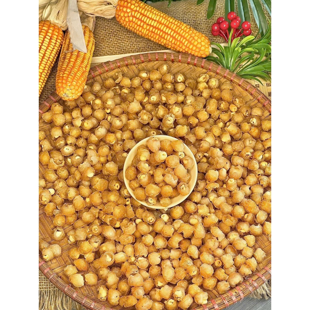 Long Nhãn Ôm Sen Hưng Yên - Hạt Sen giòn xốp, ko cứng,Không Đường Hữu Cơ, Ăn Vặt, Nấu Chè, Pha Trà .Trái cây sấy Minhnhi