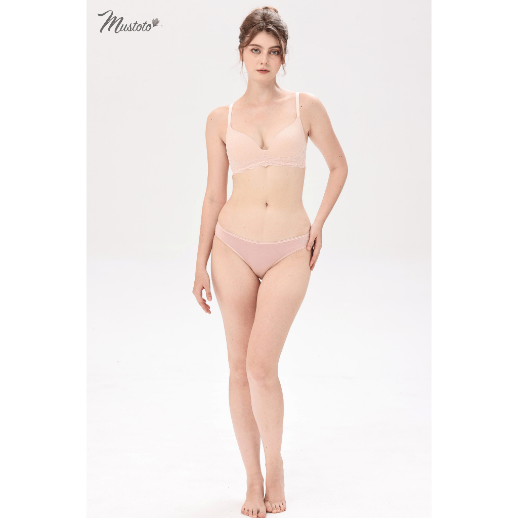 Ảnh Combo 5 Quần Lót Nữ Mustoto 100% Cotton Lưng Thấp Thoải Mái Thoáng Mát (MQ29) 3
