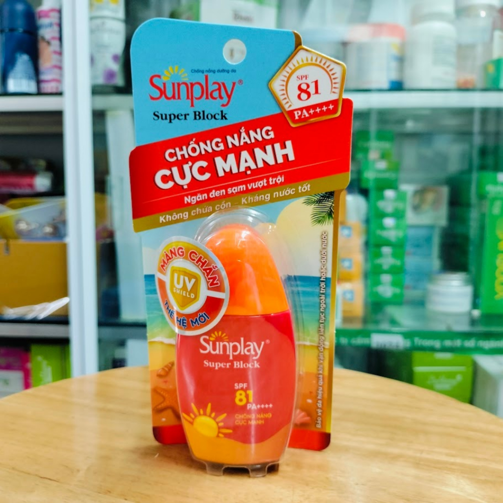 Ảnh Kem chống nắng kháng nước Sunplay dạng sữa không cồn nâng tone SPF 81, PA++++ 1
