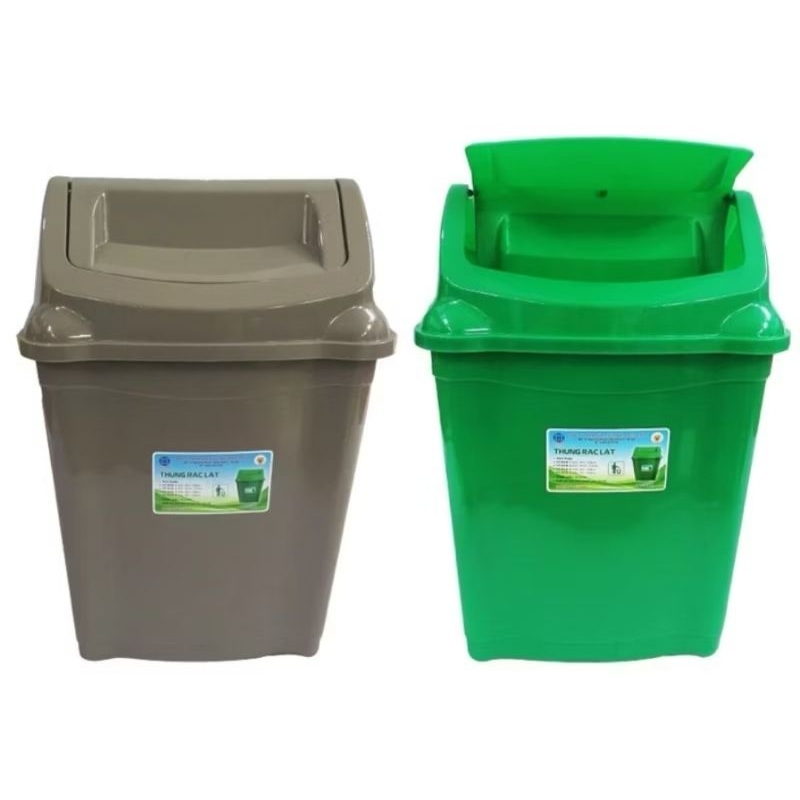 thùng rác nắp lật 5L Việt Nhật | Shopee Việt Nam
