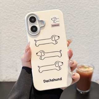 Ốp lưng iphone nhựa dẻo họa tiết da nhám cún thân dài cho ip 6/7/8/plus/x/xr/xs/11/12/13/14/15/16/pro max - sn2002