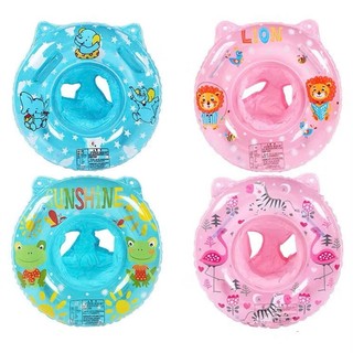 PK17 Phao Bơi Chống Lật Cho Bé Có Tay Cầm 3-36 Tháng Hình Động Vật