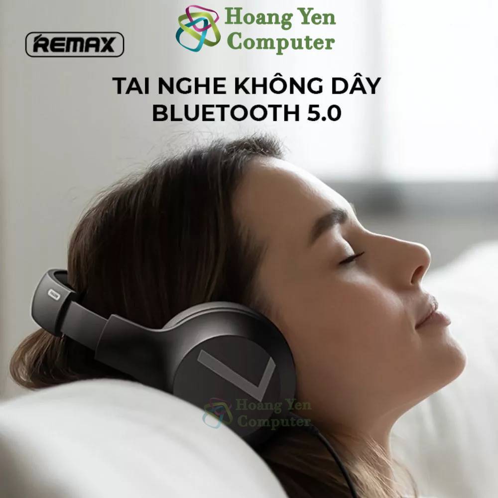 Tai Nghe Chụp Tai Bluetooth Remax RB-660HB V5.3 - Âm Thanh Stereo, Đàm Thoại - BH 1 Năm - Hoàng Yến Computer