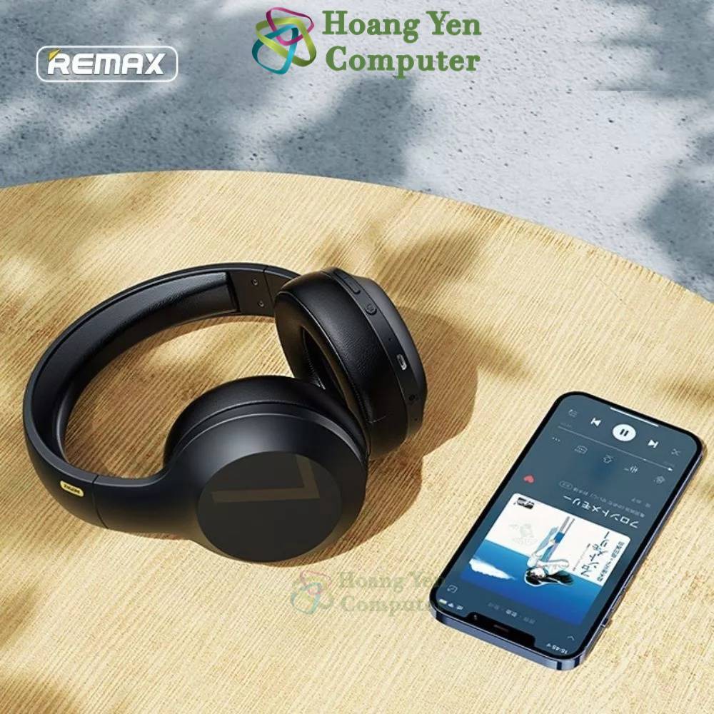 Tai Nghe Chụp Tai Bluetooth Remax RB-660HB V5.3 - Âm Thanh Stereo, Đàm Thoại - BH 1 Năm - Hoàng Yến Computer