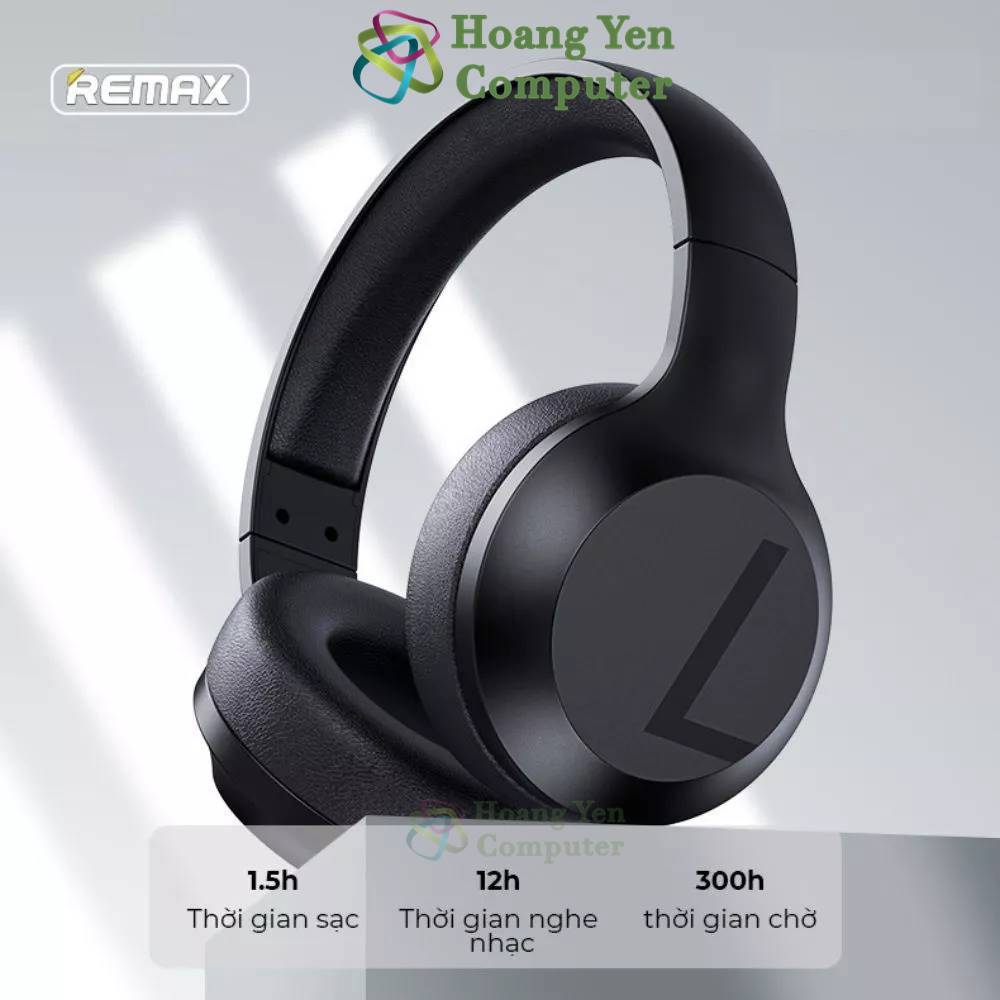 Tai Nghe Chụp Tai Bluetooth Remax RB-660HB V5.3 - Âm Thanh Stereo, Đàm Thoại - BH 1 Năm - Hoàng Yến Computer