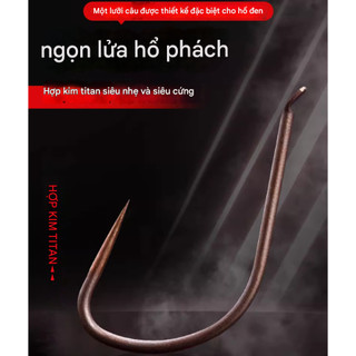 Lưỡi Câu Simago Không Ngạnh Titan Siêu Bén Chuyên Rô Phi Chép